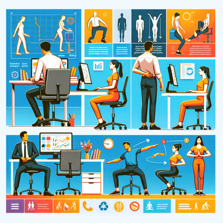 dicas de saúde no escritório: como melhorar postura no trabalho
