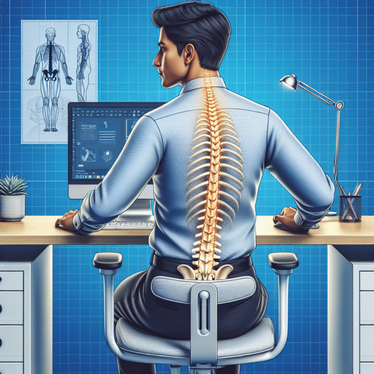 Cuidados com a coluna: proteja-se ao trabalhar sentado