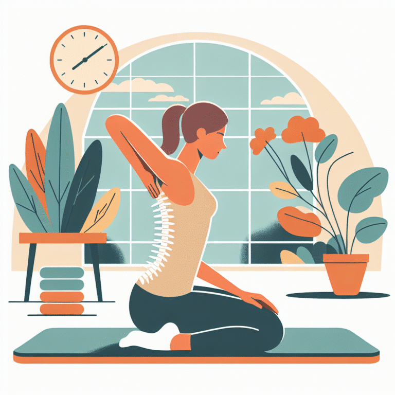 alongamento de coluna sentado em cinco minutos