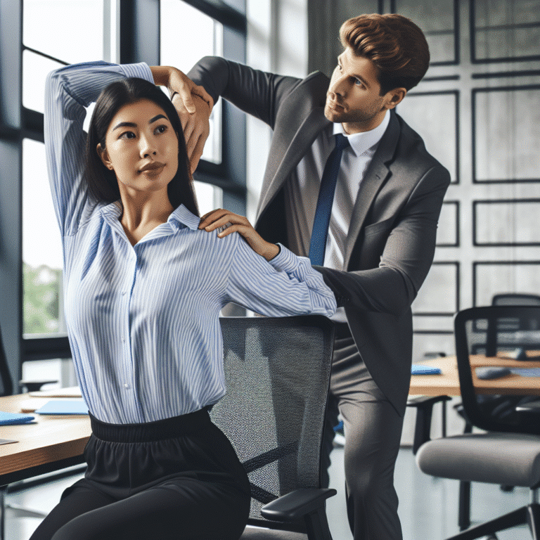 Alongamentos para ombros tensos: dicas para descontrair no escritório