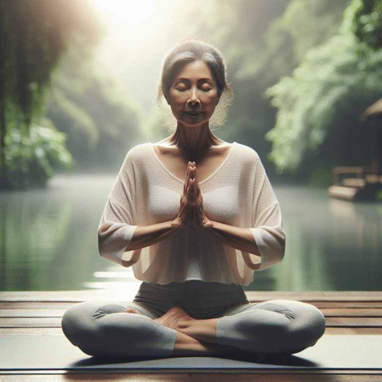 yoga sentado para aliviar a tensão do dia a dia