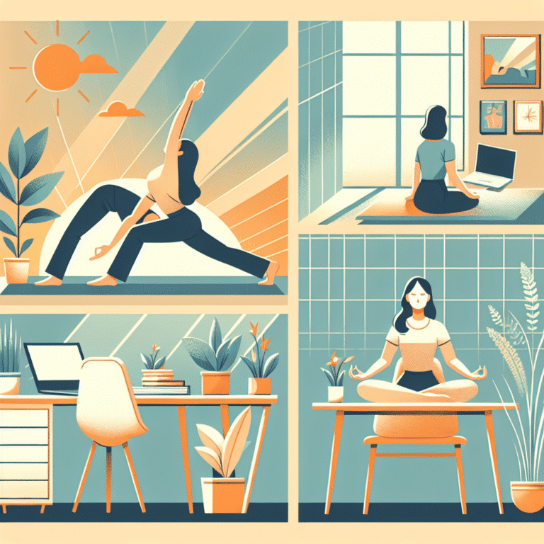 Rotinas de yoga para escritório: 5 práticas essenciais
