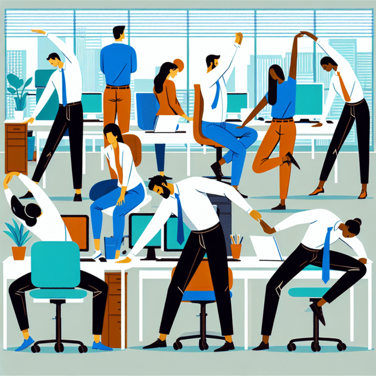 Alongamentos rápidos para pausa no trabalho: energize-se em minutos