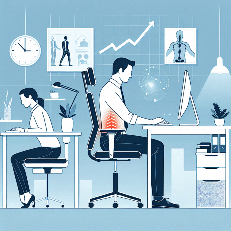 como evitar dor nas costas no trabalho