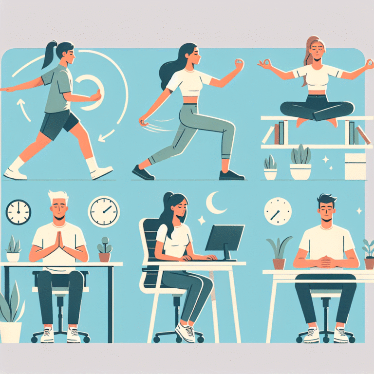 dicas para evitar tensão muscular durante o dia de trabalho