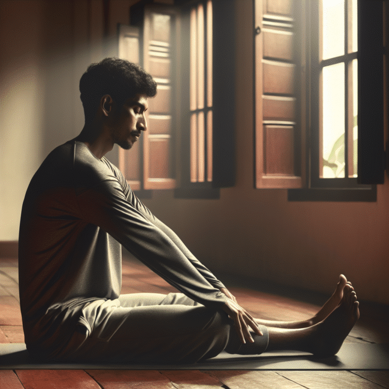 alongamentos de yoga sentado para revitalizar a mente