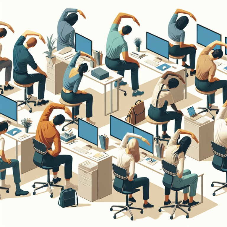 exercícios eficazes para alongar costas no trabalho