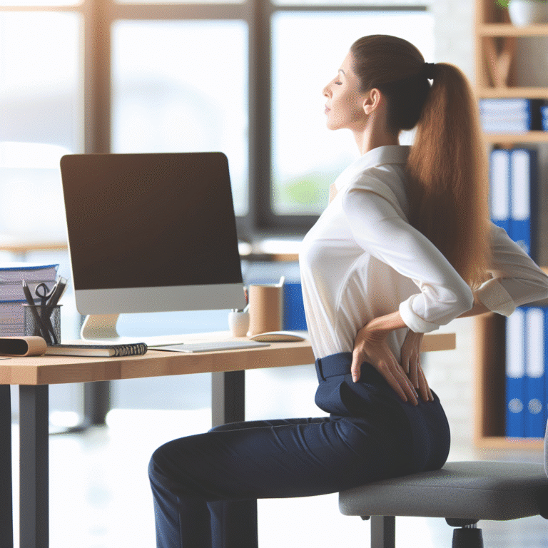 exercícios para alongar costas no trabalho: aliviando a tensão