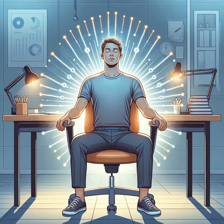 como melhorar a circulação sentado e aumentar a concentração