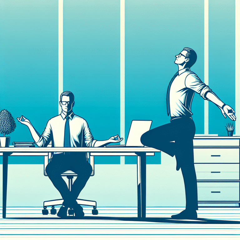 posições de yoga simples para melhorar a postura no trabalho