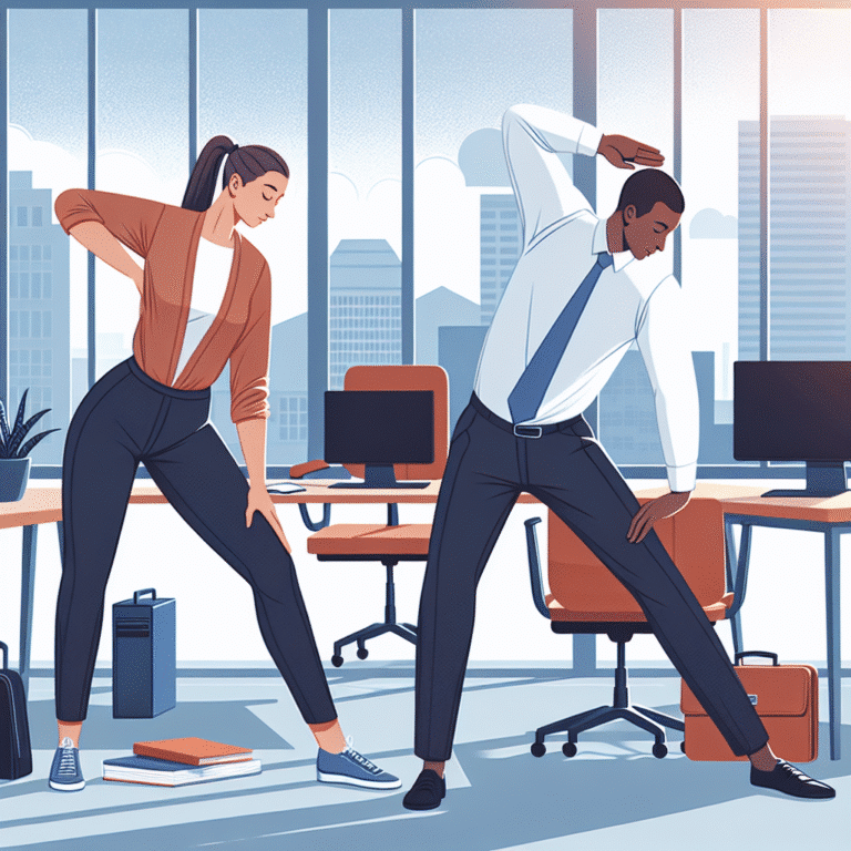 Exercícios para alongar costas no trabalho: mantenha-se confortável