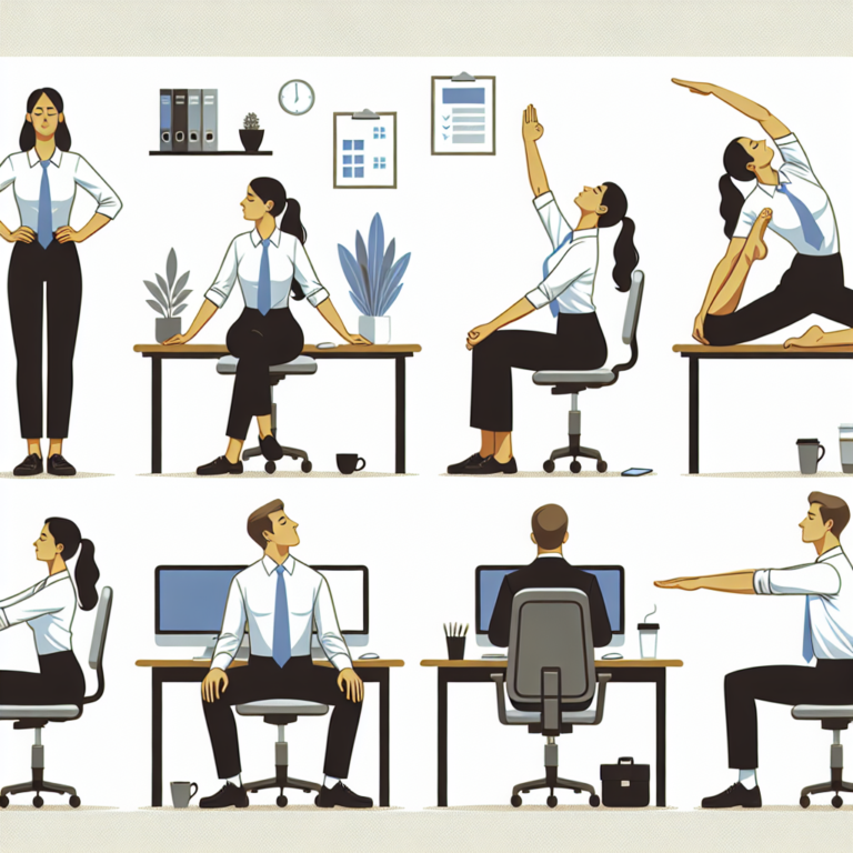 posturas de yoga simples que você pode fazer na mesa