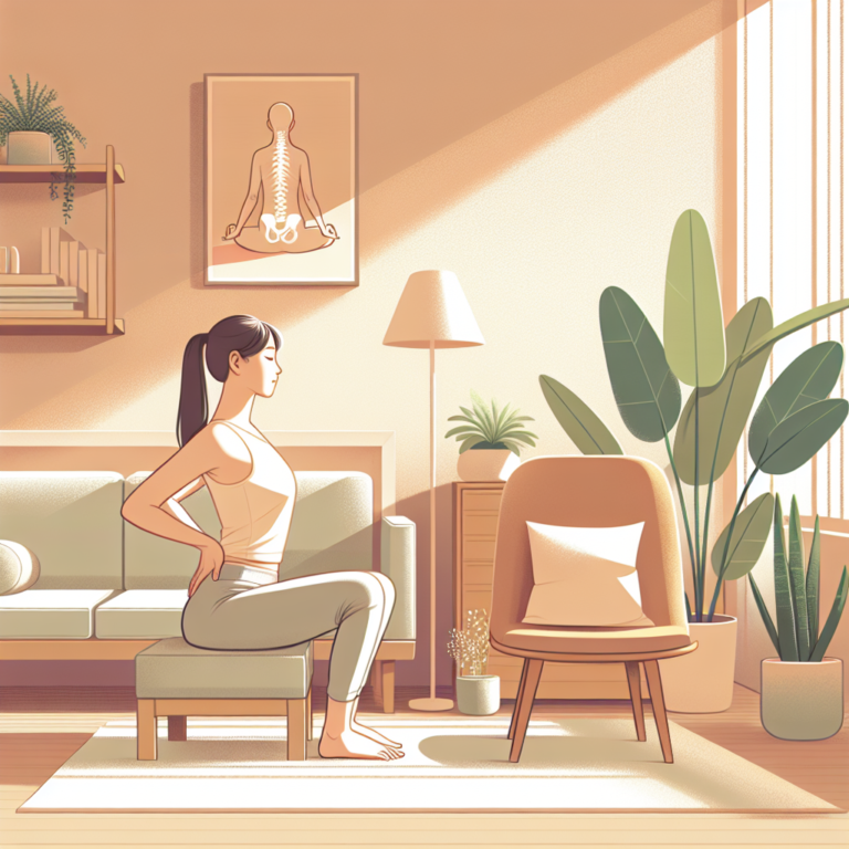 alongamento de coluna sentado