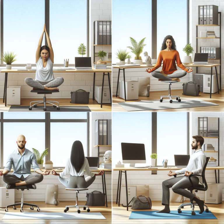 posturas de yoga para reduzir o estresse enquanto trabalha