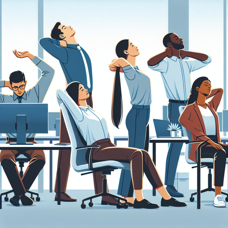 alongamentos de pescoço para escritório