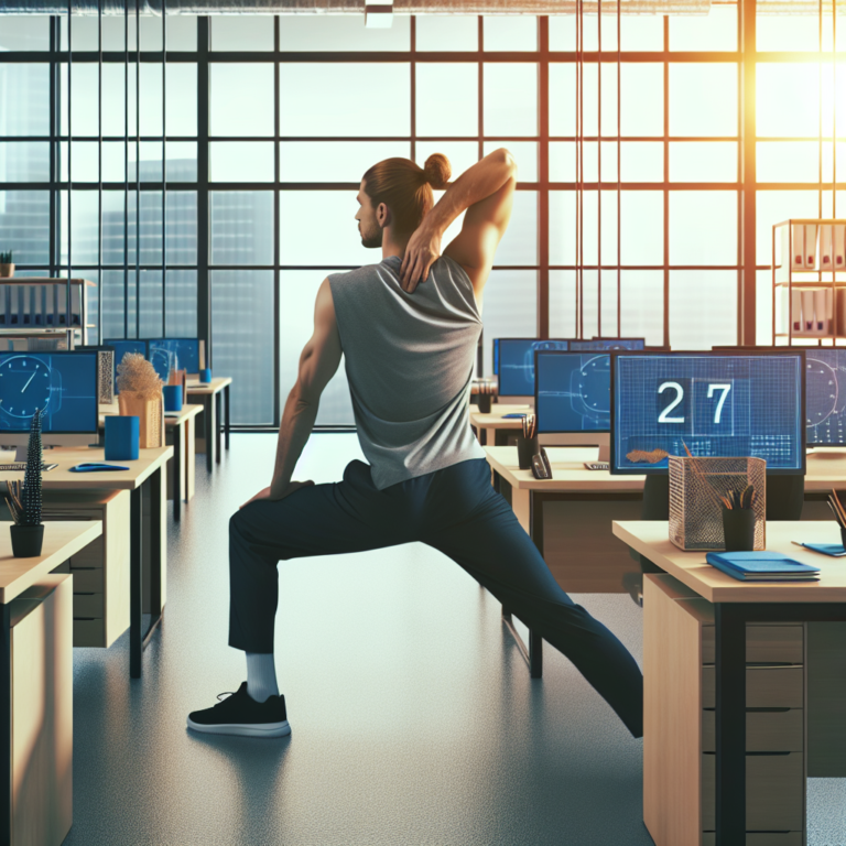 exercícios para alongar costas no trabalho