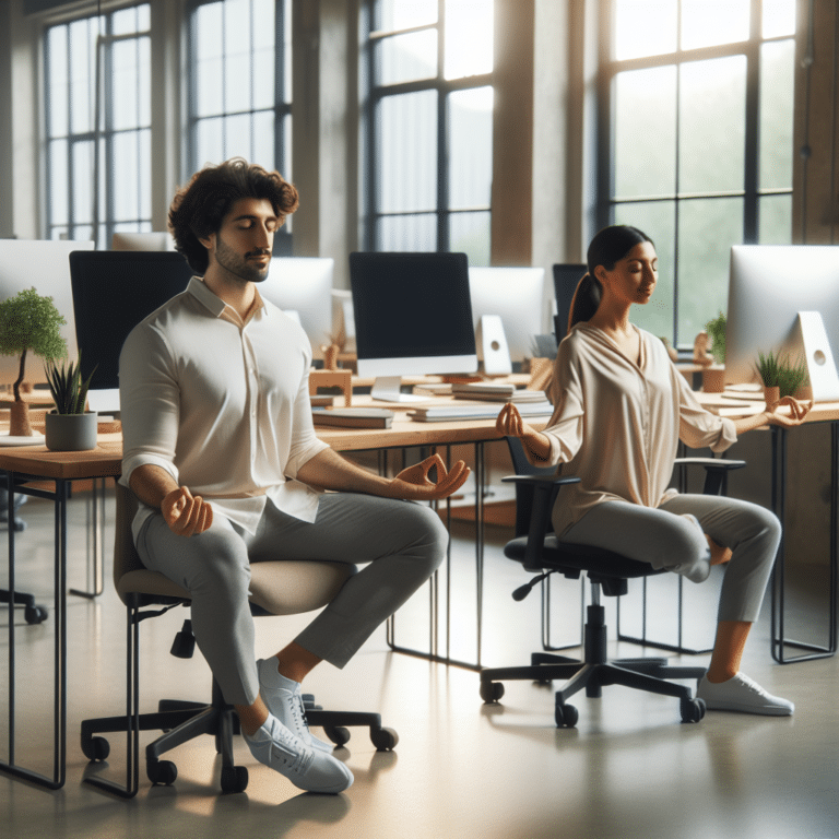 yoga sentado: como praticar no ambiente corporativo