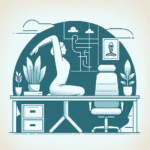 alívio para as costas: rotina de yoga no escritório