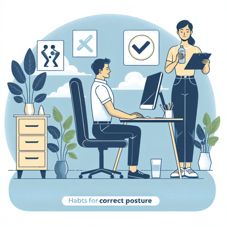 hábitos para postura correta