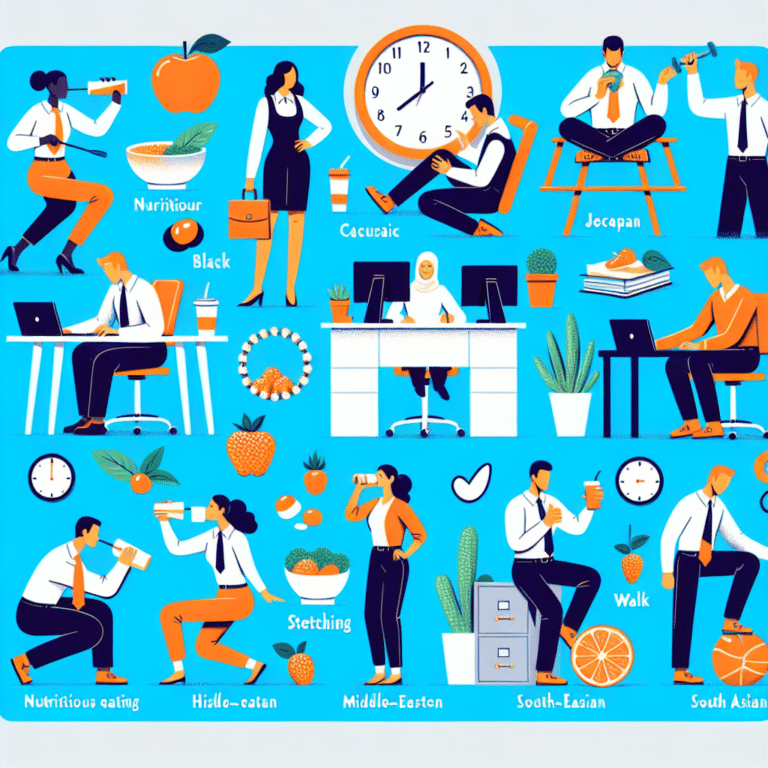 técnicas simples de saúde no escritório